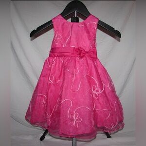 Rare Editions Fuchsia Floral Dress
